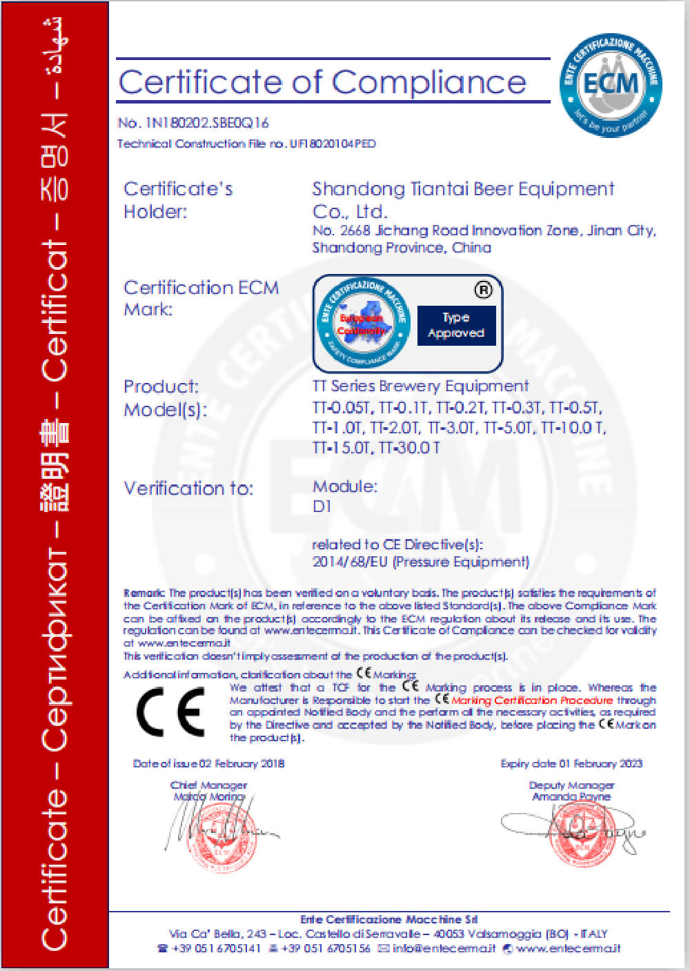CE認證112
